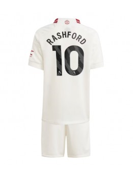 Manchester United Marcus Rashford #10 Dječji Rezervni Dres kompleti 2023-24 Kratak Rukavima (+ kratke hlače)